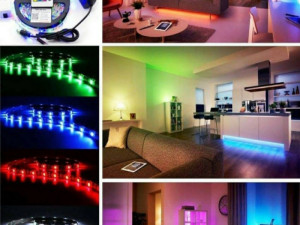 Led traka 5m, RGB Led traka sa daljinskim