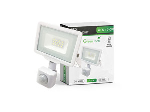 Led reflektor 10w sa senzorom pokreta Bijeli