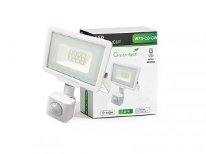 Led reflektor 20w sa senzorom pokreta Bijeli
