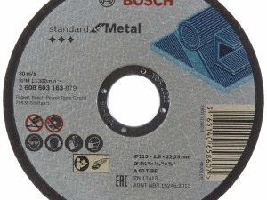 REZNA PLOCA 115x1.6x22.2mm Standard Bosch