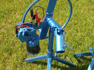 Inox Dvodjelni Razanj i Motor Okretac za Janjad/Prasad