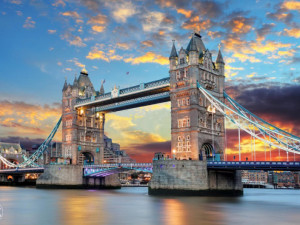 Canvas slika - Tower Bridge, London, Most Temza