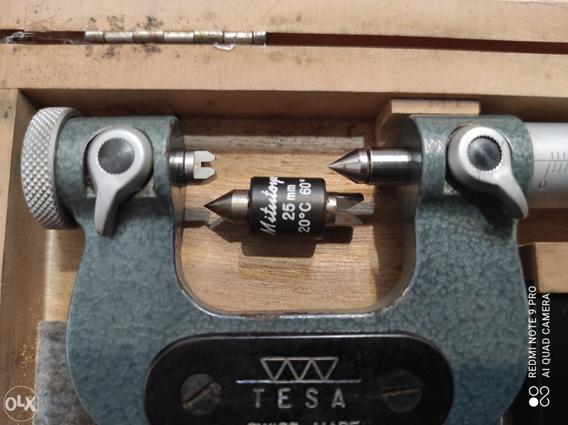 TESA Mikrometar za navoje 0-25mm