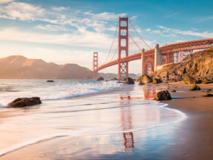 Canvas slika - Golden Gate, Most, San Francisco, SAD