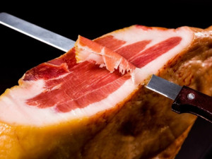 Noz dick 32 cm za prsut meze nozevi mesarski