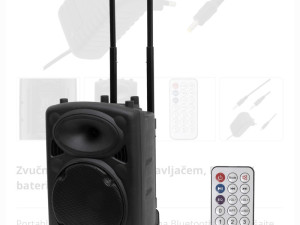 Bluetooth zvučnik sa daljinskim upravljačem