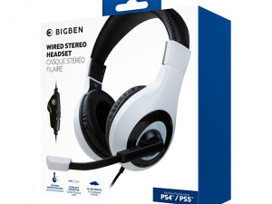 Bigben Stereo Gaming slušalice Bijele PS5 3D BOX SHOP