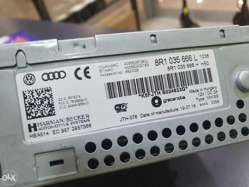 Navigacija audi a4 a5 8r1035666 8r1 035 666 8t1035666 8t1035666d