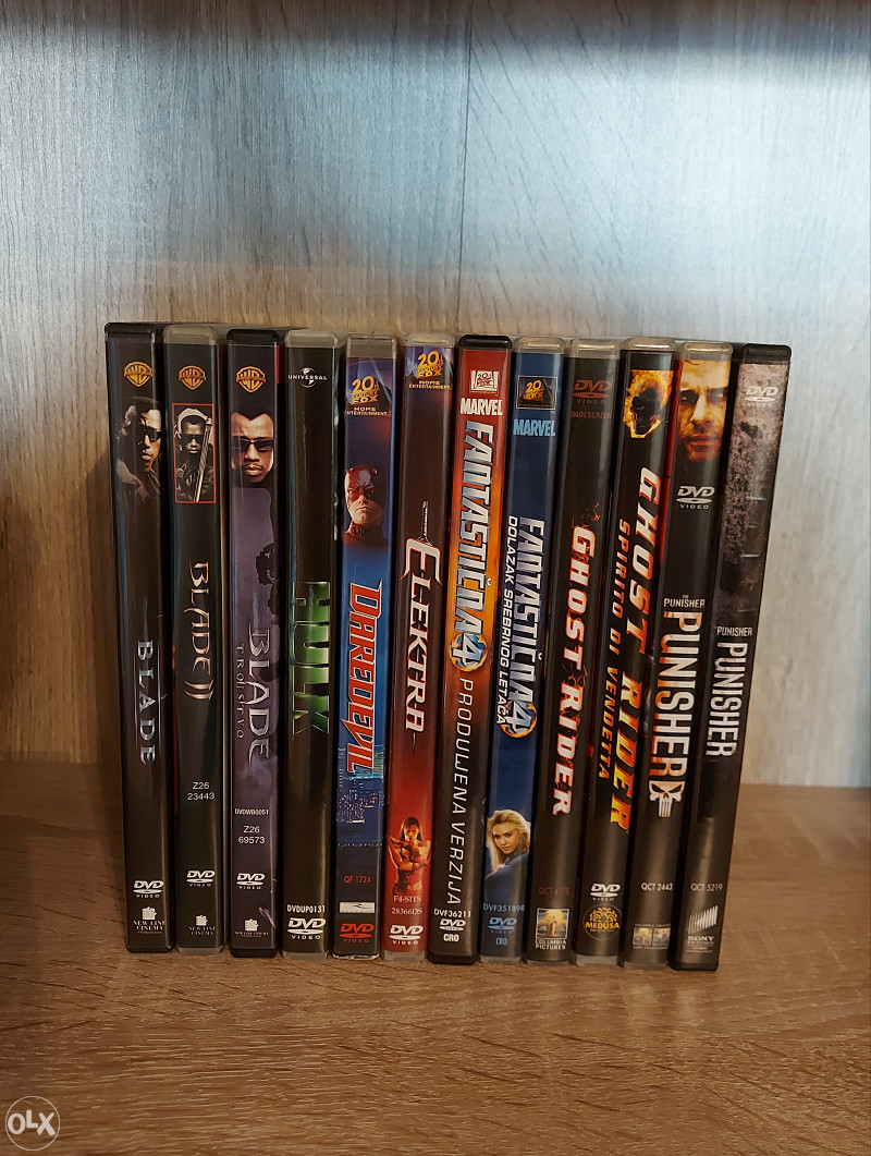 Marvel DVD kolekcija 12 filmova