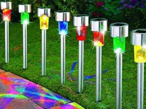 Led solarne lampa za van Bastu u boji