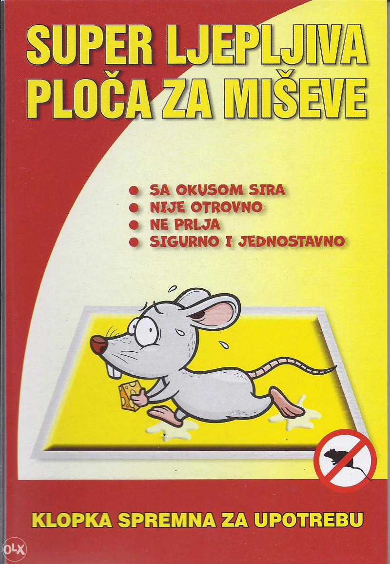 Ljepljiva ploča za miševe sa feromonom