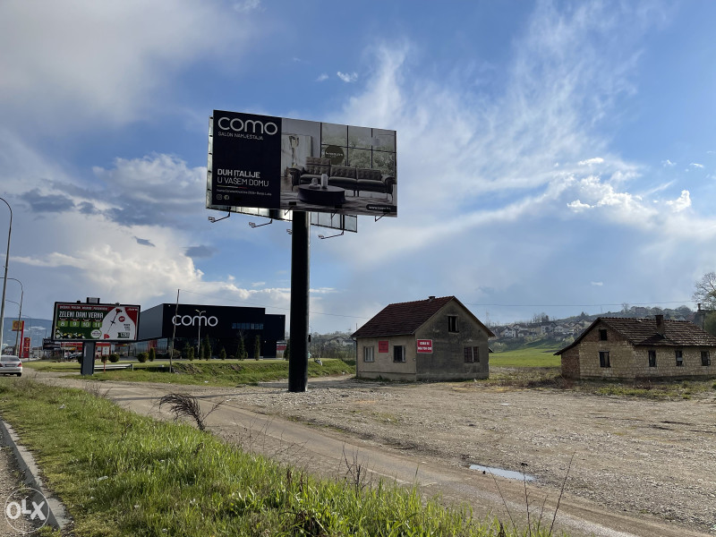 Banja Luka plac-zemljiste 5.500 m2 uz glavnu cestu-tranzit