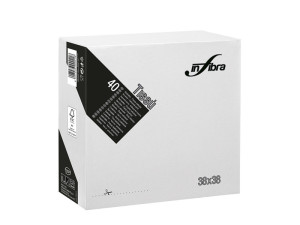 Salveta Tissu 38x38 bijela 40/1