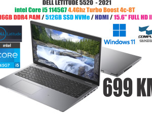 LAPTOP DELL LATITUDE 5520 |  Intel i5 1145G7 - 2021 GODINA