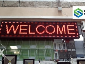 Reklama svijetleca 1m vodootporna crvena i bijela wifi