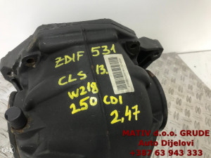 Diferencijal ZADNJI 2,47 Mercedes CLS w218 250 CDI 2013