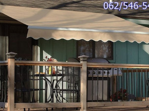 Tenda 295x200cm Tende za balkone Smeđa Stropna Vodootporna Novo