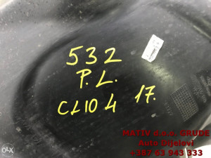 Zaštita obloga točka prednja LIJEVA Renault Clio 4 2017