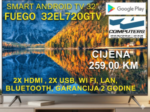 SMART TV 32" / WI FI / GOOGLE PLAY /YOUTUBE /ANDROID