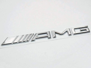 Mercedes-Benz AMG Slova Znak Logo Amblem ZADNJI Metalni