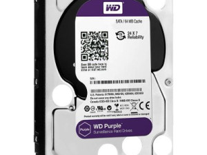 HDD AV WD Purple 3.5'', 6TB, 64MB, 5400 RPM, SATA 6Gb/s