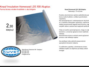 Knauf Homeseal LDS 100 Aluplus, parna brana al.folijom