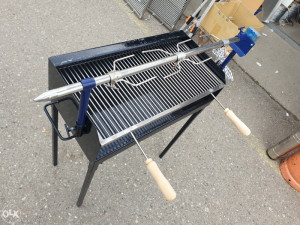 Pileći ražanj roštilj na ugalj 62×35cm