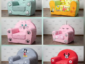 Djecija fotelja / foteljica za djecu na razvlacenje