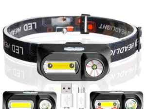 LED LAMPA ZA GLAVU COB + USB 066 179 022
