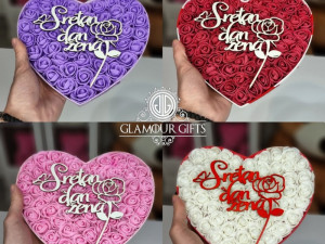 Poklon srce Sretan dan zena - pokloni za 8 mart