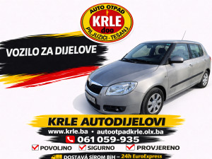 SKODA FABIA 5J 2007-2011 DIJELOVI KRLE AUTOOTPAD AUTO OTPAD