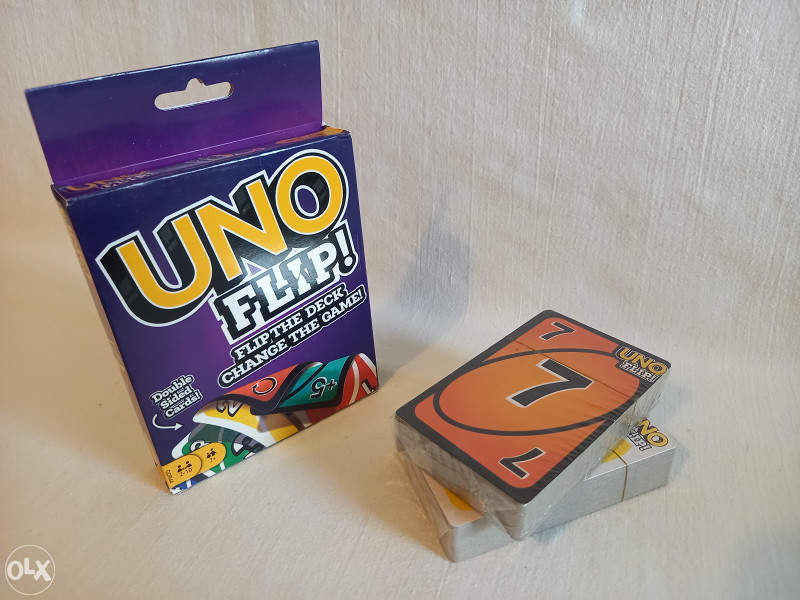 UNO FLIP karte / 1 Paket = 2 Špila / NOVO