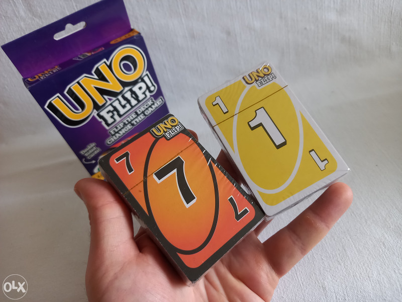 UNO FLIP karte / 1 Paket = 2 Špila / NOVO