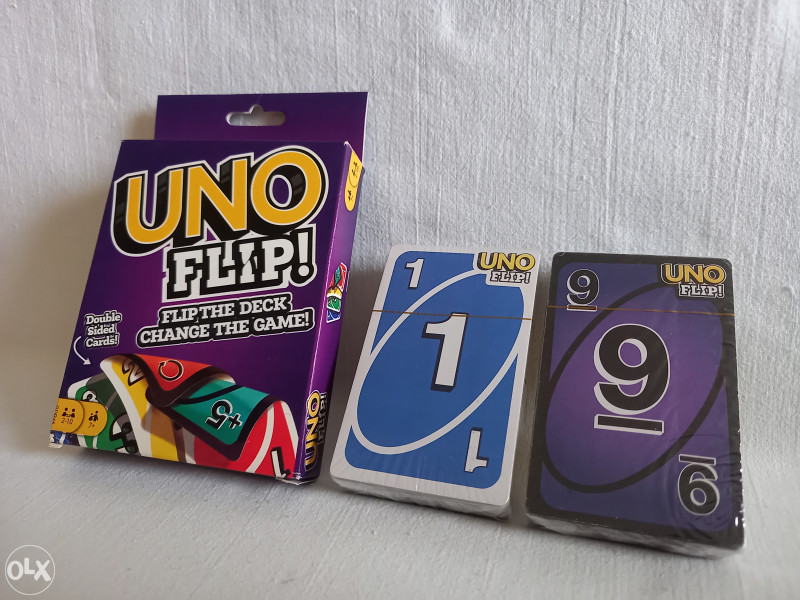 UNO FLIP karte / 1 Paket = 2 Špila / NOVO