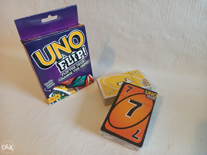UNO FLIP karte / 1 Paket = 2 Špila / NOVO