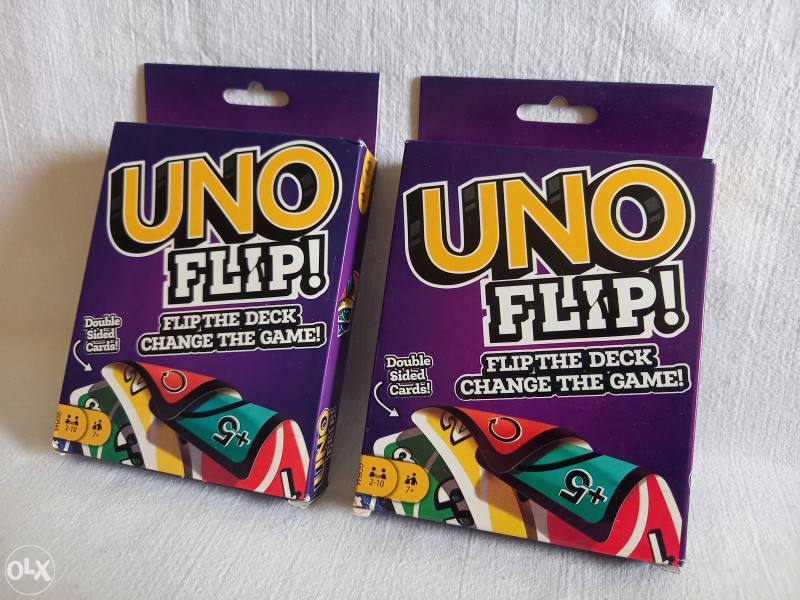 UNO FLIP karte / 1 Paket = 2 Špila / NOVO