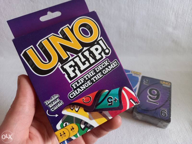 UNO FLIP karte / 1 Paket = 2 Špila / NOVO