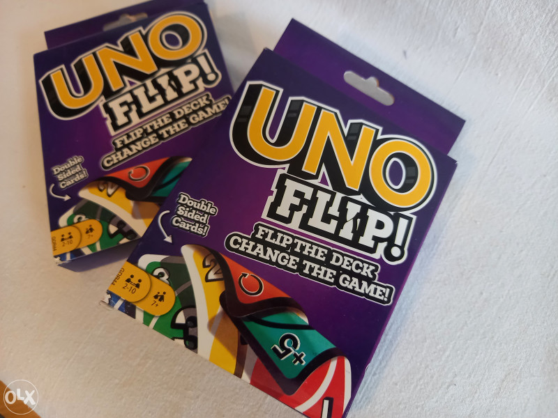 UNO FLIP karte / 1 Paket = 2 Špila / NOVO