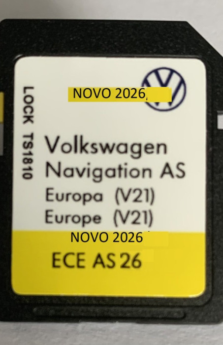 VW Mape V21 2026 navigacija Golf 7 Passat 8 Arteon Tiguan MIB2