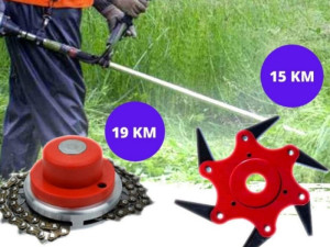 Trimer glava lanac+nož za visoku travu set