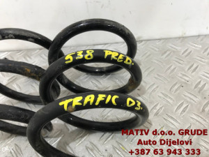 Spirala opruga PREDNJA Renault Trafic 2 1,9 dCi 2003