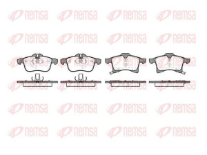 PLOČICE PREDNJE OPEL ASTRA H 05-, ZAFIRA 05-