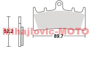 Disk plocice za skuter , motocikl , motor 74