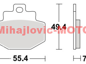 Disk plocice za skuter , motocikl , motor 113