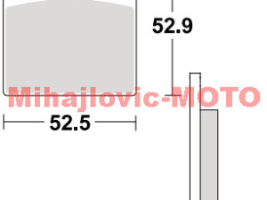 Disk plocice za skuter , motocikl , motor 155