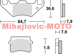 Disk plocice za skuter , motocikl , motor 177