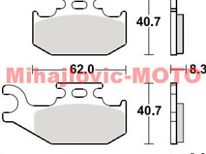 Disk plocice za skuter , motocikl , motor 200