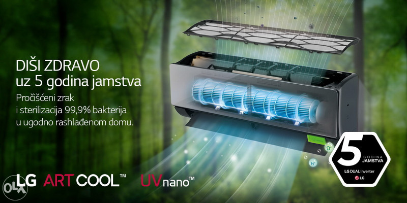 LG Klima S12EQ 12-ka INVERTER DUAL INVERTER 12