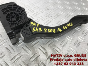 PAPUČICA gasa Peugeot 308 II 1,6 HDi 2014 9674829180