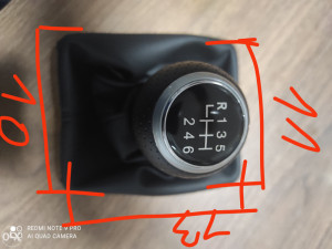 Rucka mjenjaca audi A4 6 brzina B8